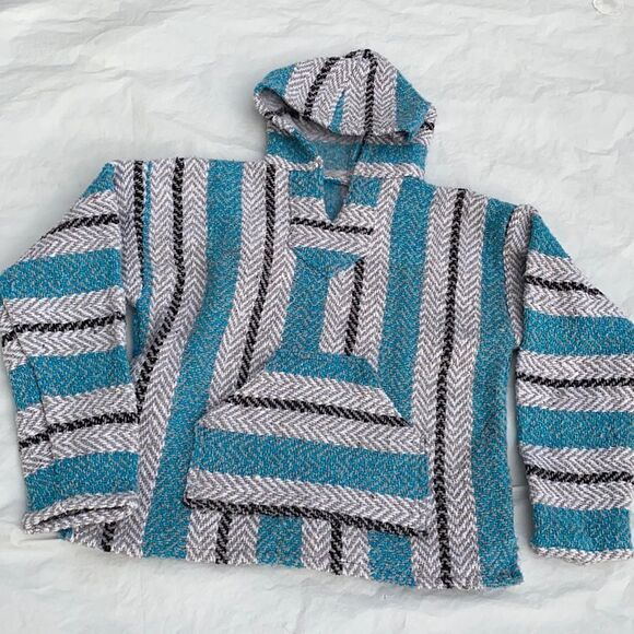 Other - Hippie hooded drug rug pullover jacket size Small